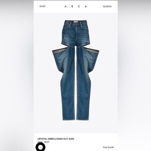 Authentic brand new AREA jeans.